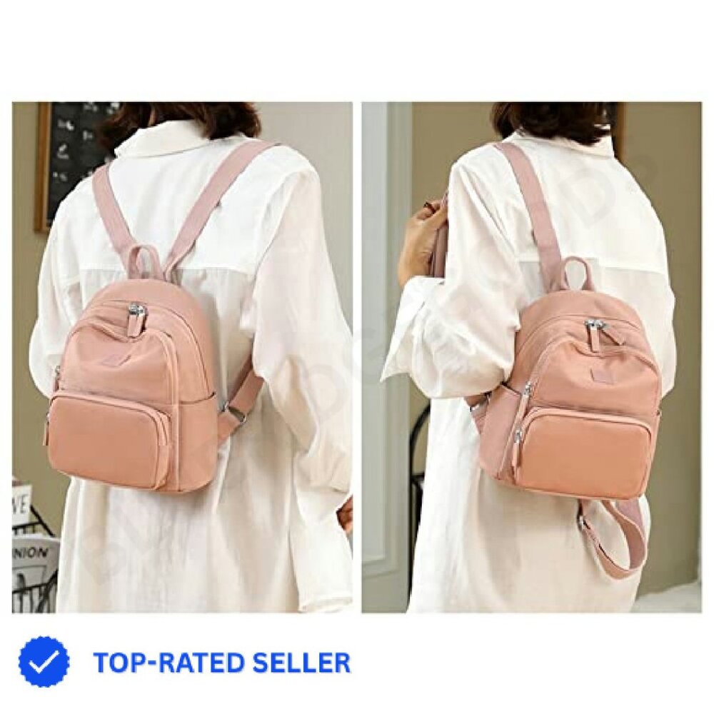 Mini Backpack Purse Waterproof Nylon Lightweight … - image 8